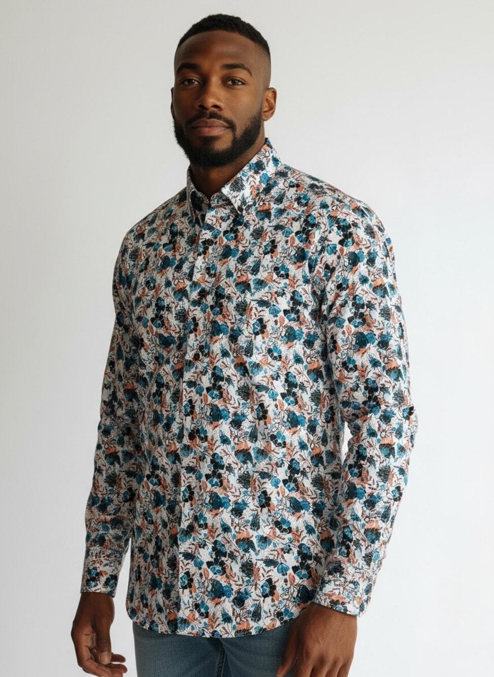 Robert Graham Abingdon Classic Fit Floral Shirt Multi Size S NWT Bold Statement